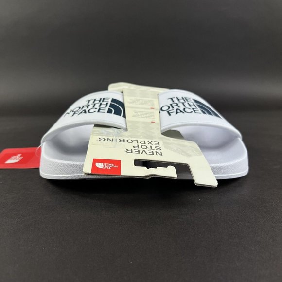 The North Face Women's Basecamp III White Dark Blue Slide Sandals Sizes 6 - 10 - Picture 5 of 8